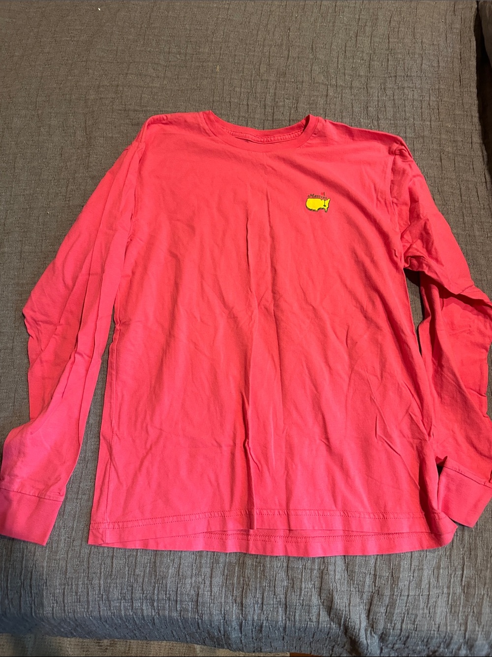 Masters Collection Long-Sleeve Hot Pink Tee, Flowers, Amen Corner